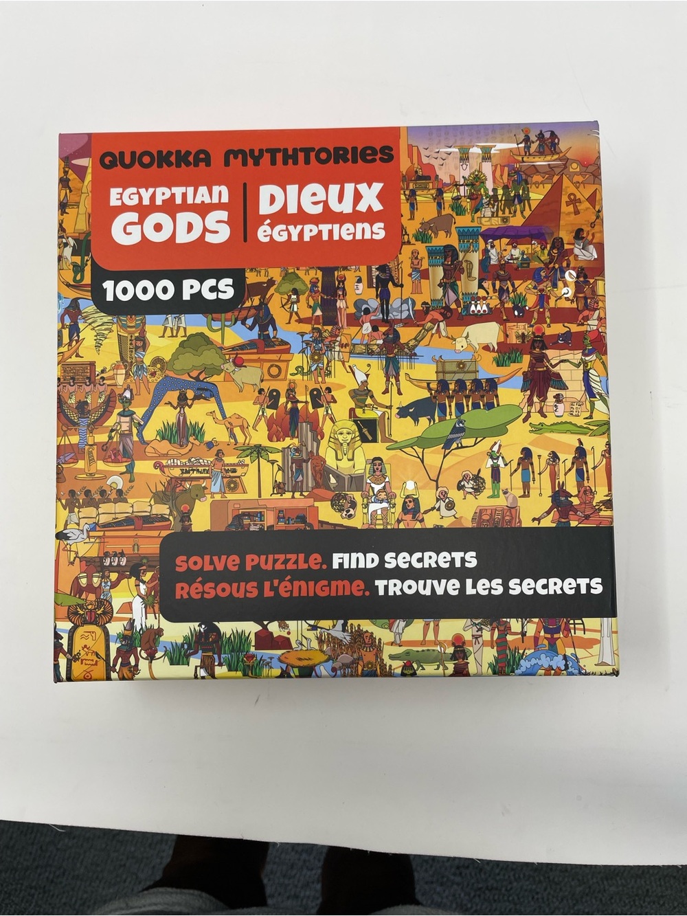 Egyptian Gods 1000-Piece Puzzle - Yellow